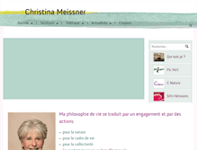 Tablet Screenshot of christinameissner.com